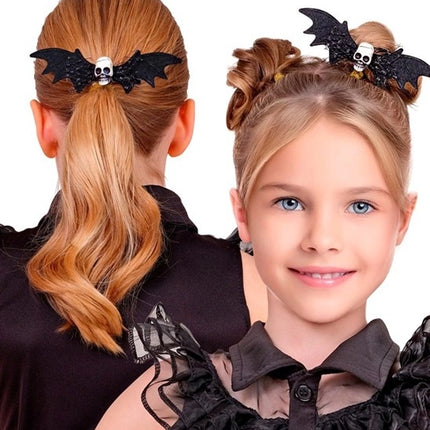 CHILD'S BAT SKULL HAIR CLIP