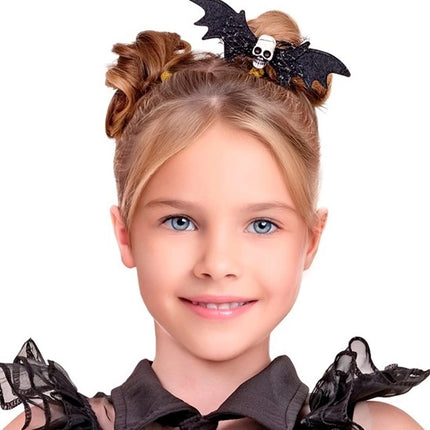 CHILD'S BAT SKULL HAIR CLIP