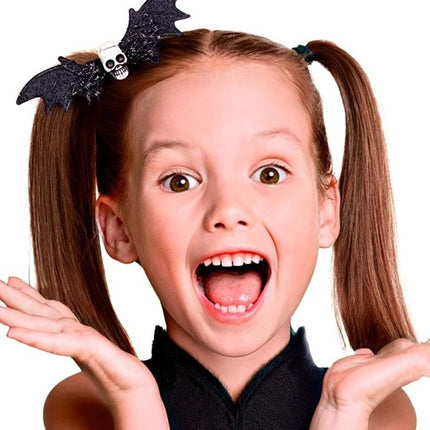 CHILD'S BAT SKULL HAIR CLIP