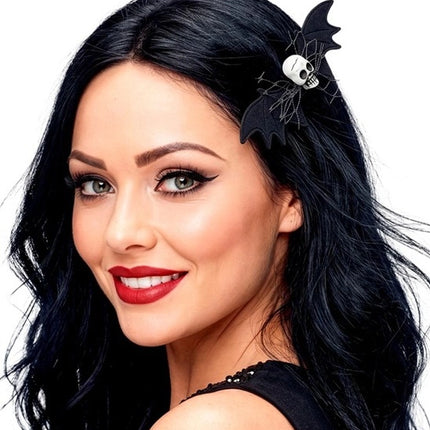 CHILD'S BAT SKULL HAIR CLIP