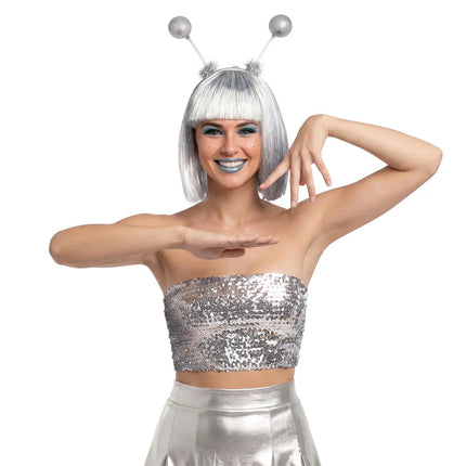 Top Sparkle Silver (M/L Stretch)