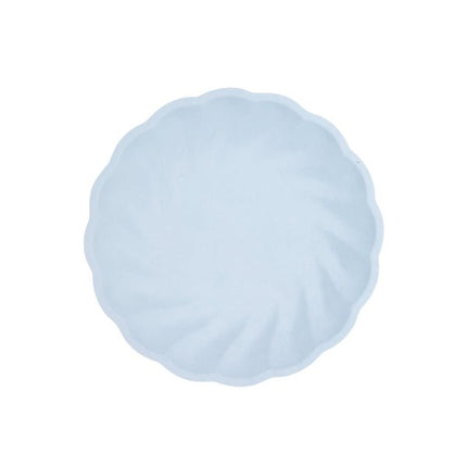 6 borden 18,8cm blauw van Riethmueller koop je bij Partywinkel