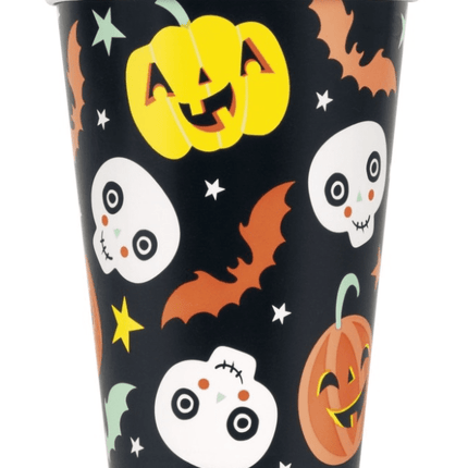 6 PASTEL PMPKN 12OZ PPR CUP van Unique koop je bij Partywinkel