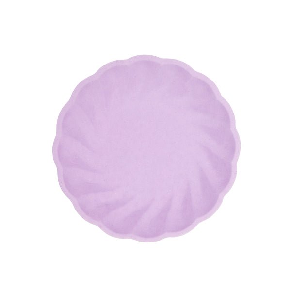 6 ronde borden 18,8 cm, paars van Riethmueller koop je bij Partywinkel