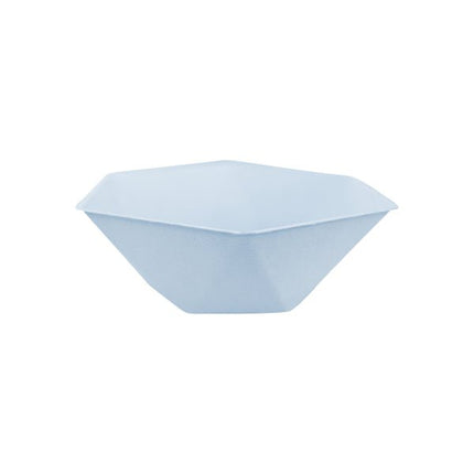 6 zeshoekige kommen, 15,8 x 13,7 cm, blauw van Riethmueller koop je bij Partywinkel