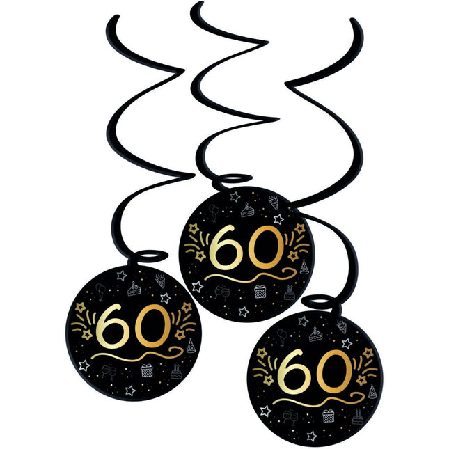 60 Jaar Hangdecoratie 3st van Folat koop je bij Partywinkel