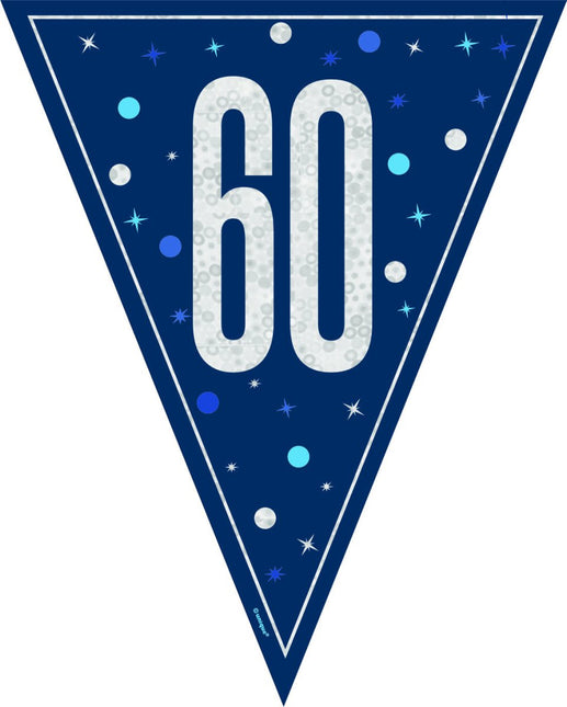 60 Jaar Slinger Blauw 2,5m van Unique koop je bij Partywinkel