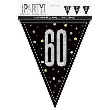 60 Jaar Vlag 2,74m van Unique koop je bij Partywinkel