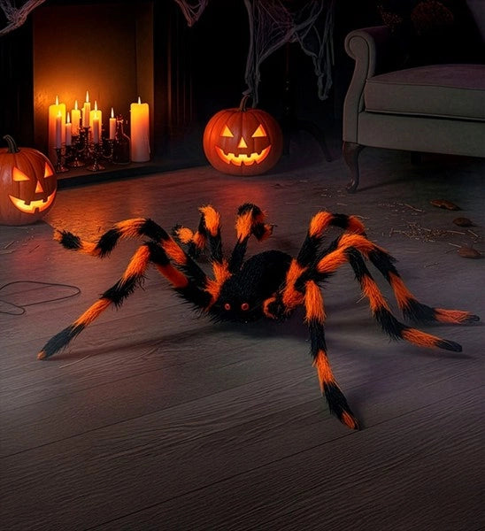 Hairy Spider, Black and Purple