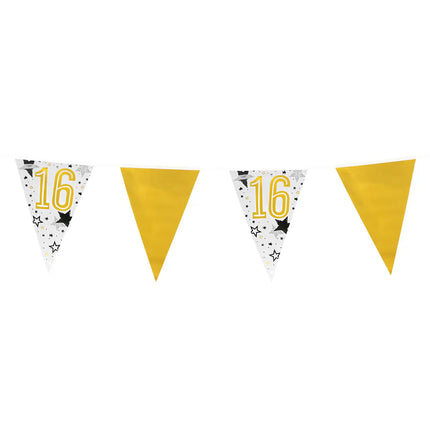 "16" Vinyl Flag String (30 x 20 cm, 6 m)