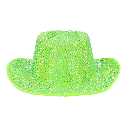 Aurora Neon Green UV Cowboy Hat