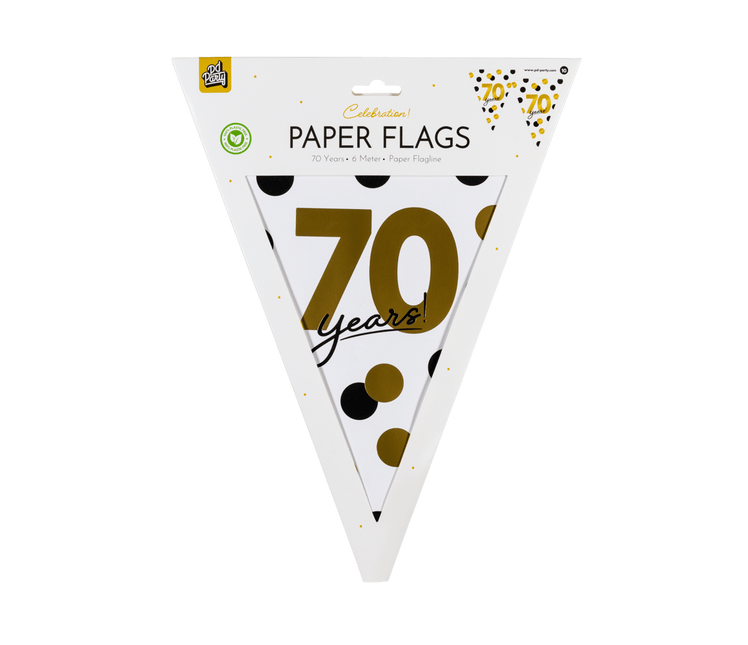 70 Jaar Slinger 6m van Paper Dreams koop je bij Partywinkel