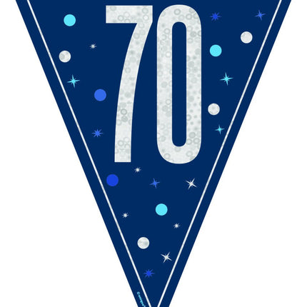 70 Jaar Slinger Blauw 2,5m van Unique koop je bij Partywinkel