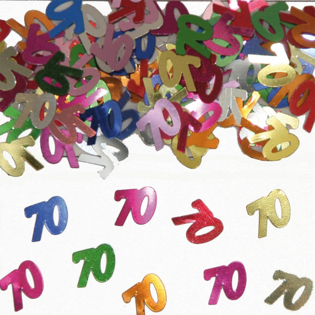 70 Jaar Tafeldecoratie / Sierconfetti van Folat koop je bij Partywinkel