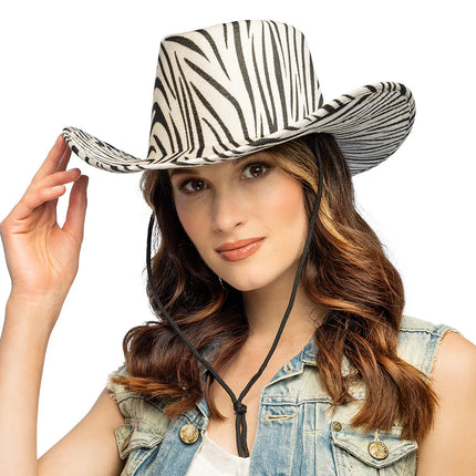 Cowboy Hat, Wild Zebra