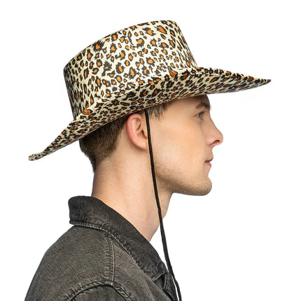 Cowboy Hat, Wild Leopard Print