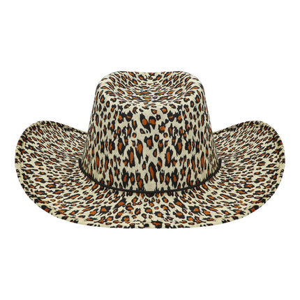 Cowboy Hat, Wild Leopard Print