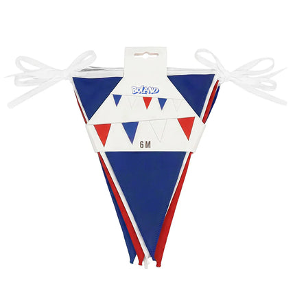 Polyester Flag String, France, Blue/White/Red (26 x 18 cm) (6 m)