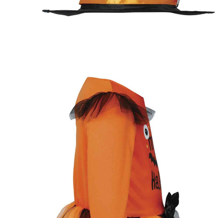 Halloween Costume: Black and Orange Baby Witch