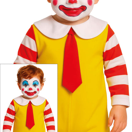 Halloween Costume: Baby McDonald's Clown