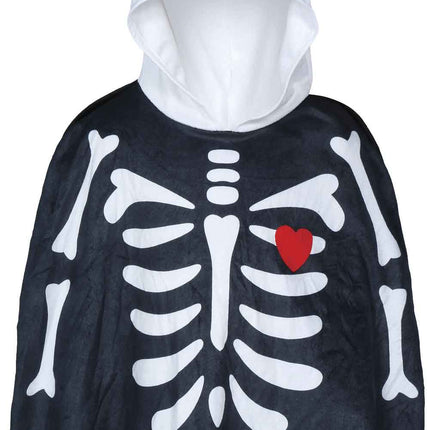 Halloween Baby Skeleton Poncho