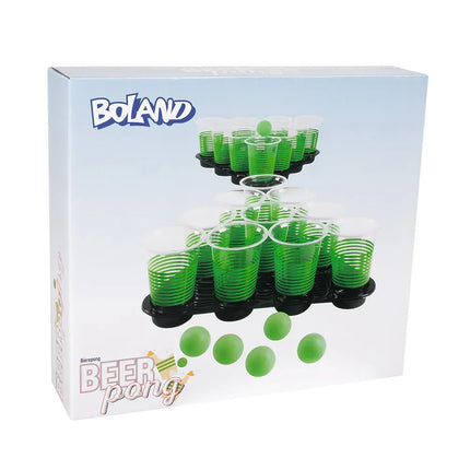 Beer Pong Deluxe Game Set (20 cups, 6 balls, 2 trays)