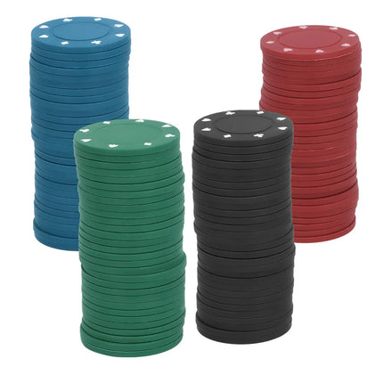 Drinking Poker Set (120 poker chips, 1 deck of playing cards, 4 shot glasses)