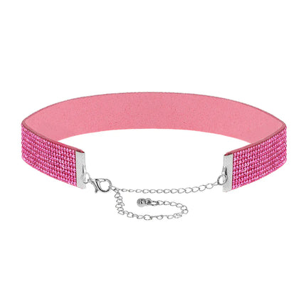Pink Crystal Choker