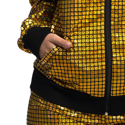 Disco Diamond Babe Gold Track Suit