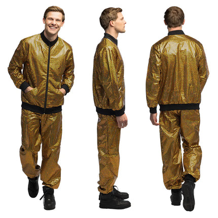 Disco Diamond Dude Gold Tracksuit