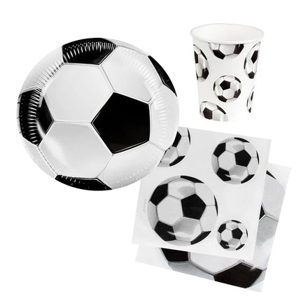 Soccer Tableware Set (6 plates, 6 cups, 12 napkins)