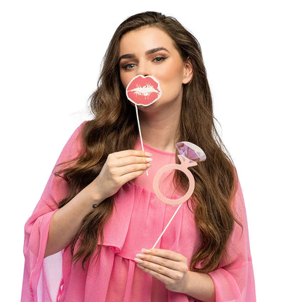 Set of 10 Photo Props: Bride-to-Be
