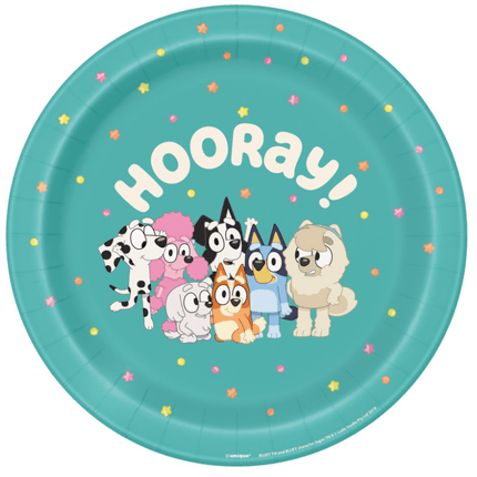 8 BLUEY 9" PLT van Unique koop je bij Partywinkel