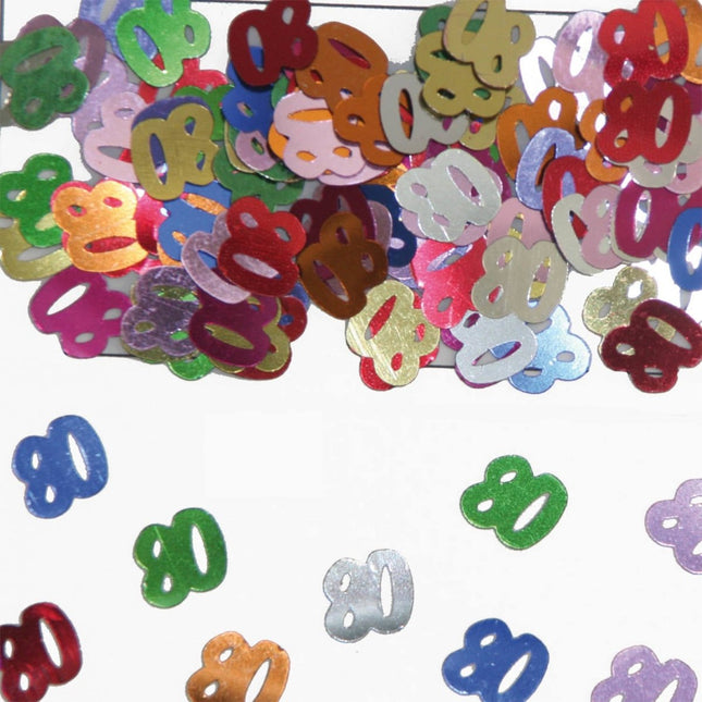 80 Jaar Tafeldecoratie / Sierconfetti van Folat koop je bij Partywinkel