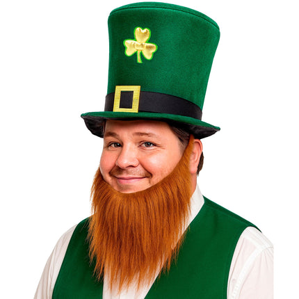 St. Patrick's Day Hat With Beard, 25 cm