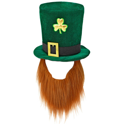 St. Patrick's Day Hat With Beard, 25 cm