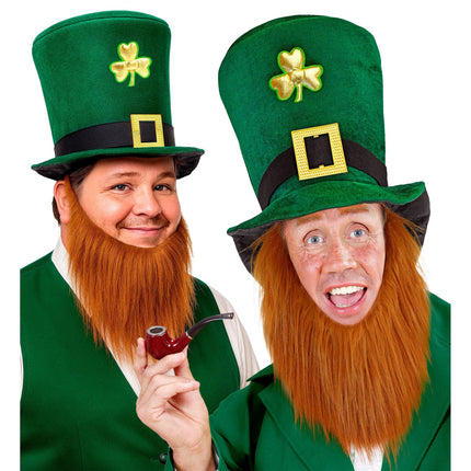 St. Patrick's Day Hat With Beard, 25 cm