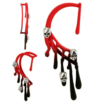 Halloween Fake Piercing Ear Cuff Blood