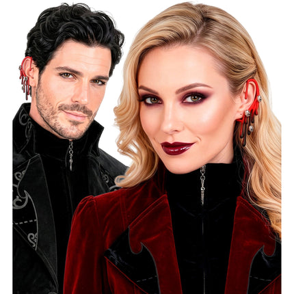 Halloween Fake Piercing Ear Cuff Blood