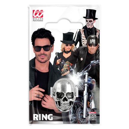 Halloween Ring: Shiny Skull