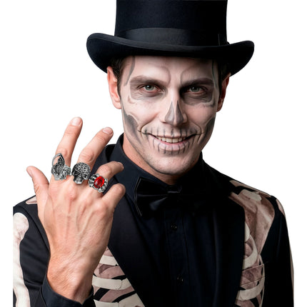 Halloween Ring Set, 3-Piece