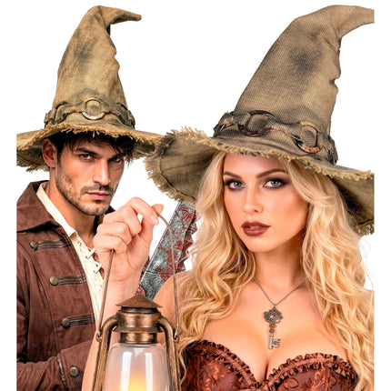 Halloween Witch's Hat, Brown