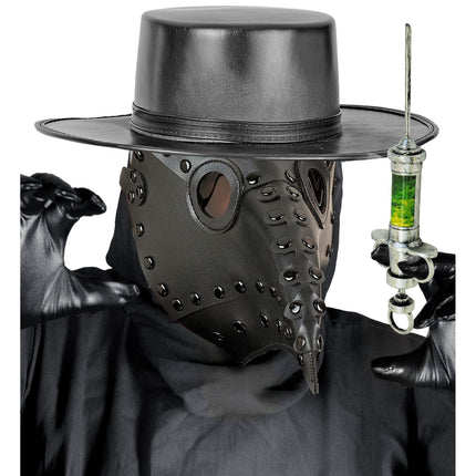 Halloween Mask: Black Plague Doctor