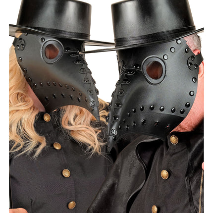 Halloween Mask: Black Plague Doctor