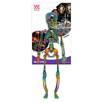 Halloween Rainbow Skeleton, 28 cm