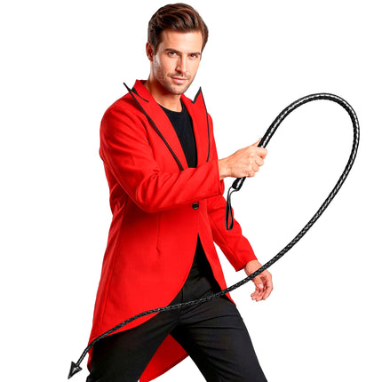 Halloween Whip, Black Devil, 1.8 m