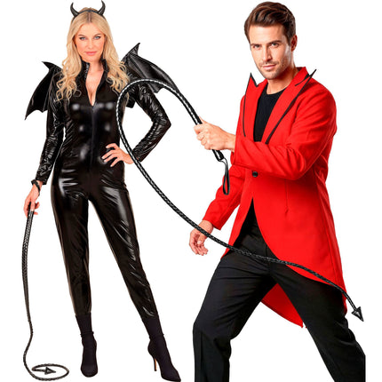 Halloween Whip, Black Devil, 1.8 m