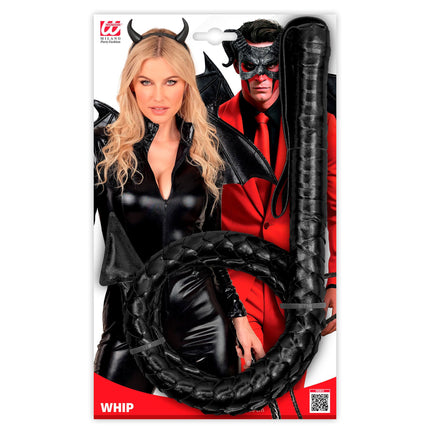 Halloween Whip, Black Devil, 1.8 m
