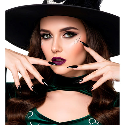 Halloween Nail Stickers, Black, 10-Pack