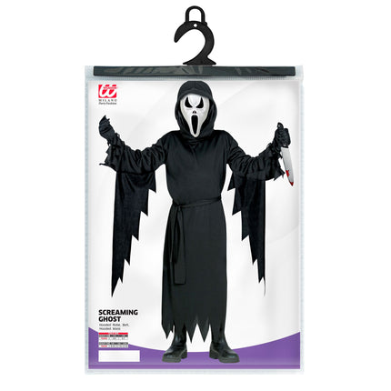 Black Costume Child Ghost